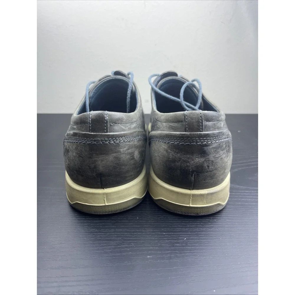 Ecco‎ Jared Men's Size 44 US 10-10.5 Dark Gray Leather Oxford Shoes